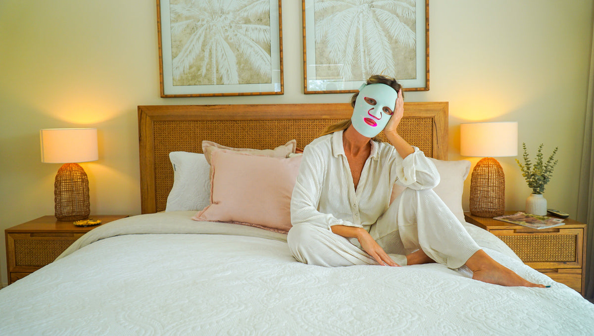 Red Light Therapy, Anti-Aging Skincare, LED Mask Benefits, Collagen Boosting, Skincare Technology, At-Home Skincare, Skincare Routine Tips, House of Dermis, 4D Glow Mask, Infrared Light Therapy